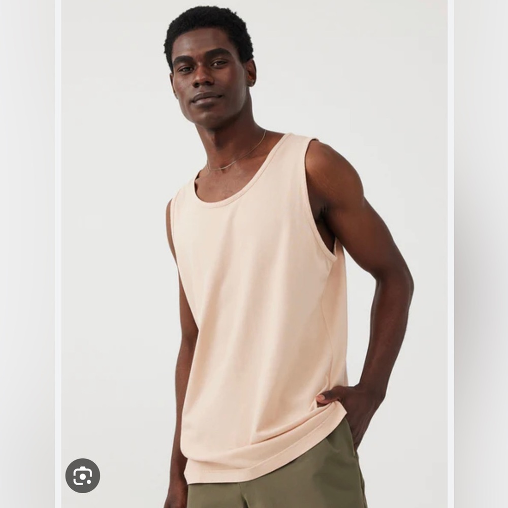 Outdoor Voices men’s everyday tank beige color size Meidum